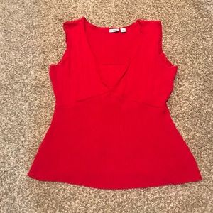 Cato Red Sleeveless Top
